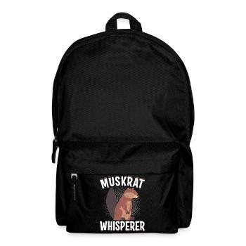 Retro muskrat - Backpack - black - Front