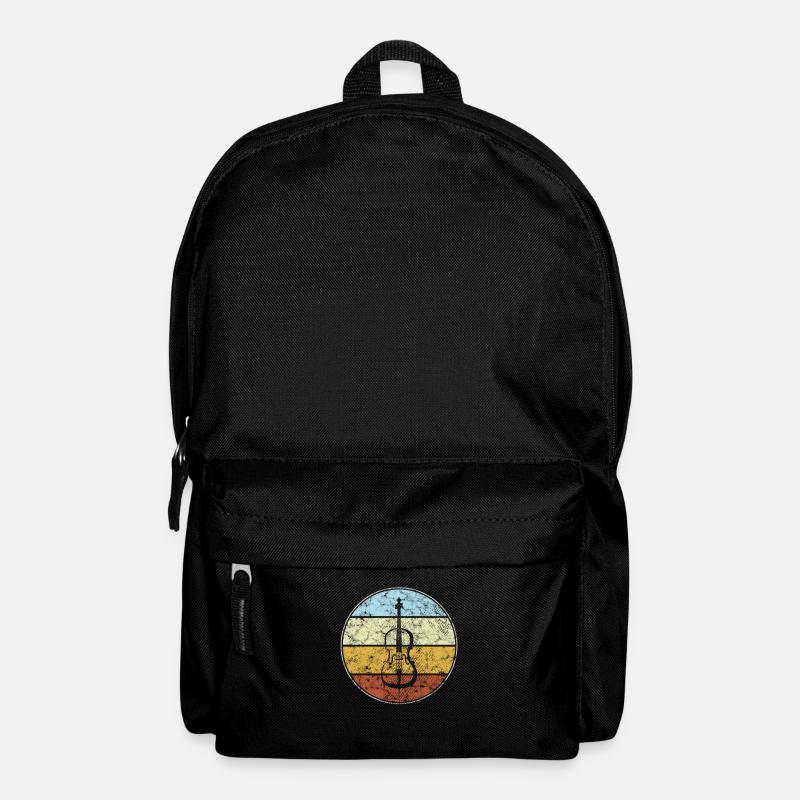 Geige Retro - Rucksack - Schwarz