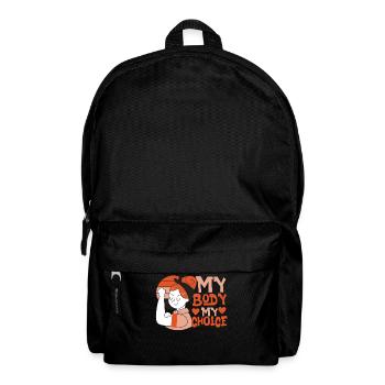 Féministe Mon corps Mon choix - Sac à dos - noir - Devant
