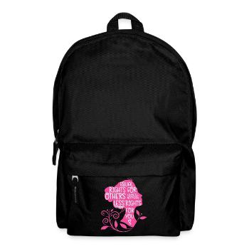 Feminist Equal Rights For Others - Backpack - black - Front
