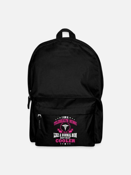 Telemedizin-krankenschwester Mama Outfit Frauen - Rucksack - Schwarz
