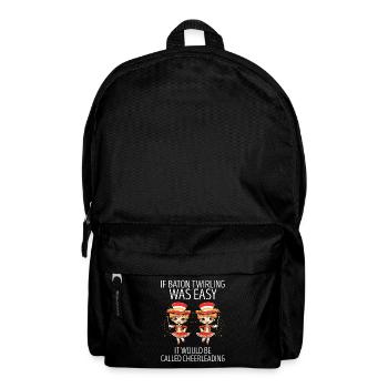 Stabdänzerin Design für Majorette - Rucksack - Schwarz - Vorne
