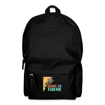 Rock Climbing Hang In There Mountain Sport Climber - Rucksack - Schwarz - Vorne