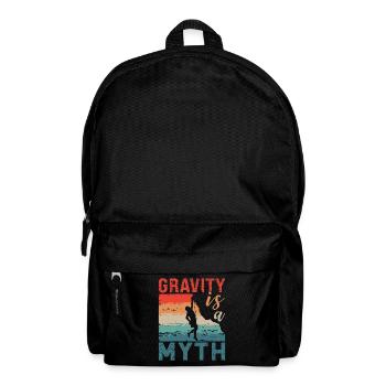 L’escalade intérieure La gravité est un mythe Rétro Bloc - Sac à dos - noir - Devant