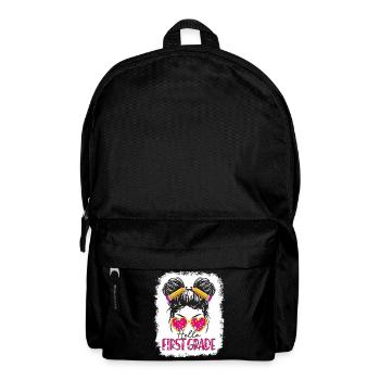Hello 1st Grade Back To School First Day - Backpack - black - Front