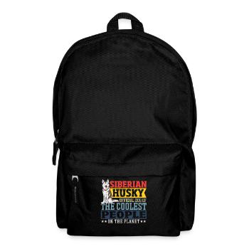 Siberian Husky Official Dog Of The Coolest People - Backpack - black - Front