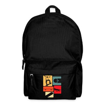 Skateboard Skateboarder Gift - Backpack - black - Front