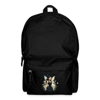 Enchanting fairy with sparkling wings for ladies - Backpack - black - Front