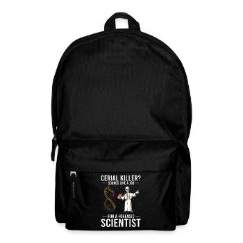 Forensischer Wissenschaftlicher Ermittler - Rucksack - Schwarz - Vorne