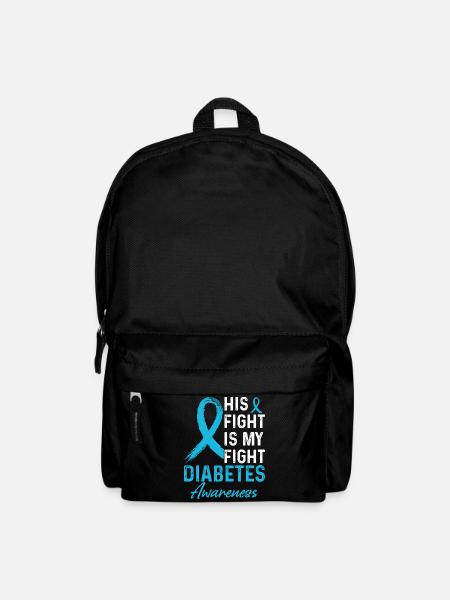 Fight against diabetes - Backpack - black