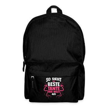 Patentante Beste Tante - Rucksack - Schwarz - Vorne