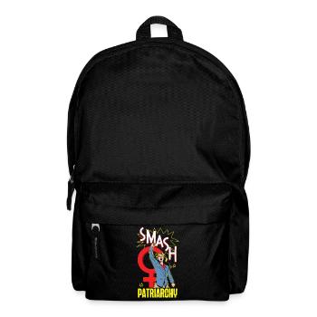 Feminist Smash Patriarchy - Backpack - black - Front