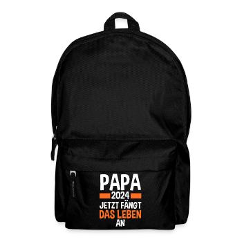 Werdender Papa 2028 - Rucksack - Schwarz - Vorne