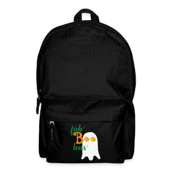 Fab-BOO-lous - Funny ghost for Halloween - Backpack - black - Front