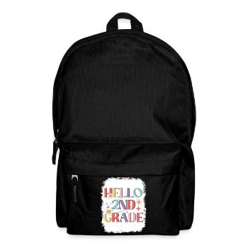 Zweite Klasse Rainbow Girls Jungen Lehrerteam 2. - Rucksack - Schwarz - Vorne