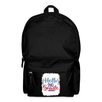 Zweite Klasse Rainbow Girls Jungen Lehrerteam 2. - Rucksack - Schwarz - Vorne
