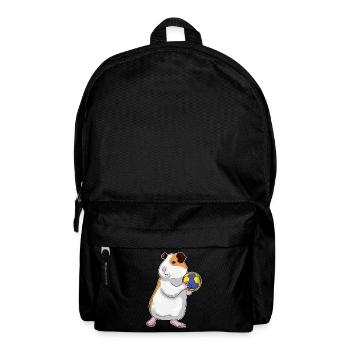 Meerschweinchen Handballspieler Handball - Rucksack - Schwarz - Vorne