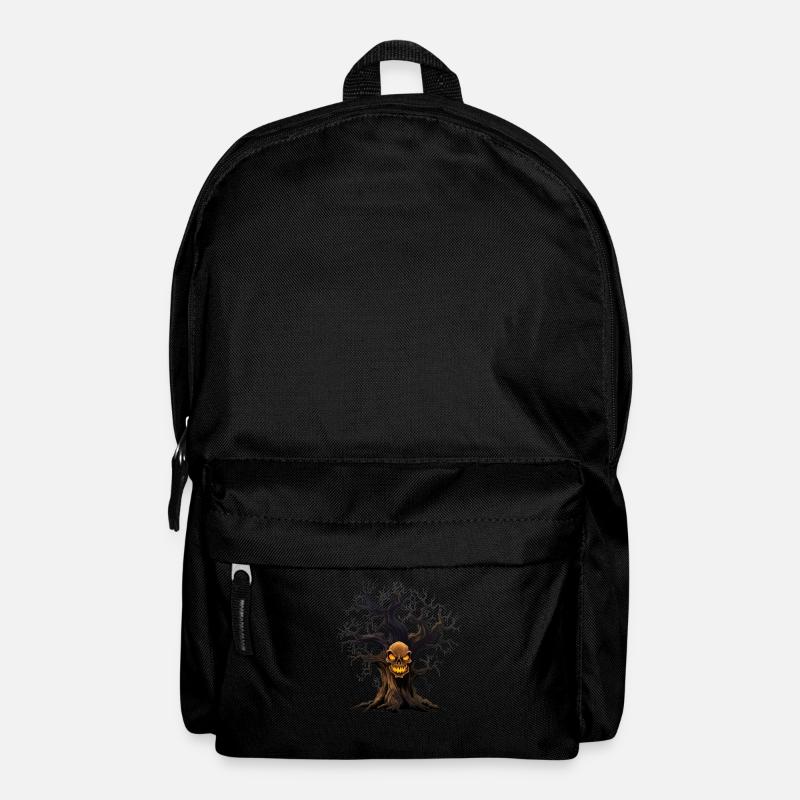 Gruseliges Halloween-Design Totenschädel Schädel - Rucksack - Schwarz