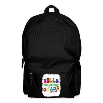 Zweite Klasse Rainbow Girls Jungen Lehrerteam 2. - Rucksack - Schwarz - Vorne