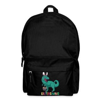 Eastersaurus Ostern T-Rex Dinosaurier Osterhase - Rucksack - Schwarz - Vorne