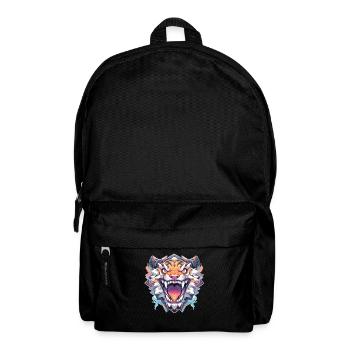 Tiger Tiger Head Tiger Baby Big Cat Safari - Backpack - black - Front