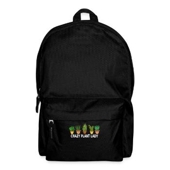 Crazy Plant Lady Plants Garden Gardener Florist - Backpack - black - Front