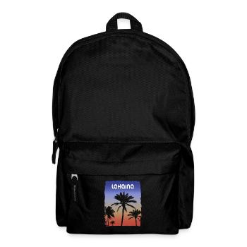 Lahaina Maui Hawaii Sunset Vacation Souvenir Palm - Sac à dos - noir - Devant