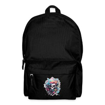 Skull Skull Skull Skeleton Bone - Backpack - black - Front