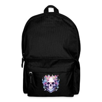 Skull Skull Skull Skeleton Bone - Backpack - black - Front