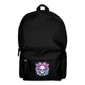 Totenkopf Todenschädel Skull Skulls - Rucksack - Schwarz - Vorne