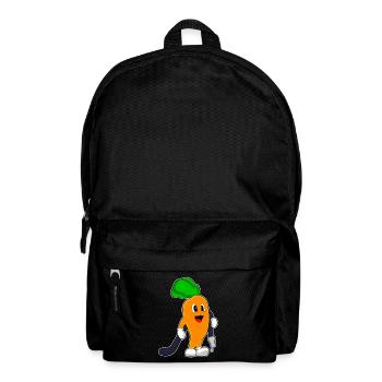 Karotte Feuerwehrmann Feuerwehrschlauch Feuerwehr - Rucksack - Schwarz - Vorne