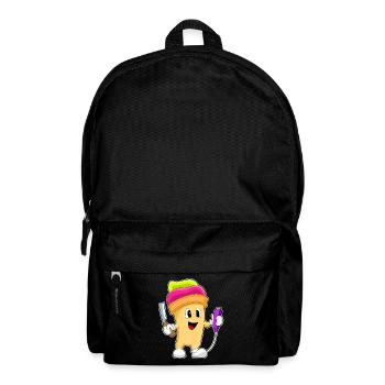 Cupcake Friseur Rasierer - Rucksack - Schwarz - Vorne