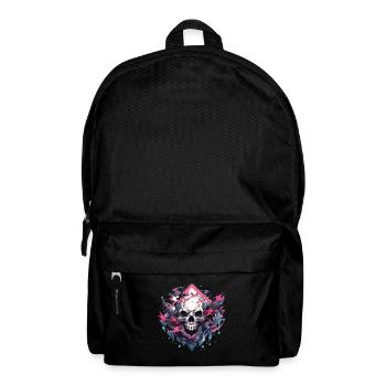 Totenkopf - Rucksack - Schwarz - Vorne