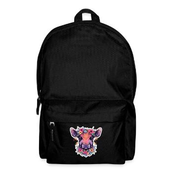 Vache Tête de vache Audacieuse Agriculture Veau - Sac à dos - noir - Devant