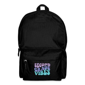 Zweite Klasse Rainbow Girls Jungen Lehrerteam 2. - Rucksack - Schwarz - Vorne