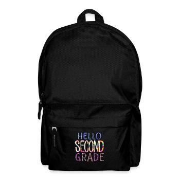 Zweite Klasse Rainbow Girls Jungen Lehrerteam 2. - Rucksack - Schwarz - Vorne