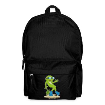 Frosch Taucher Schwimmbrille Tauchen - Rucksack - Schwarz - Vorne