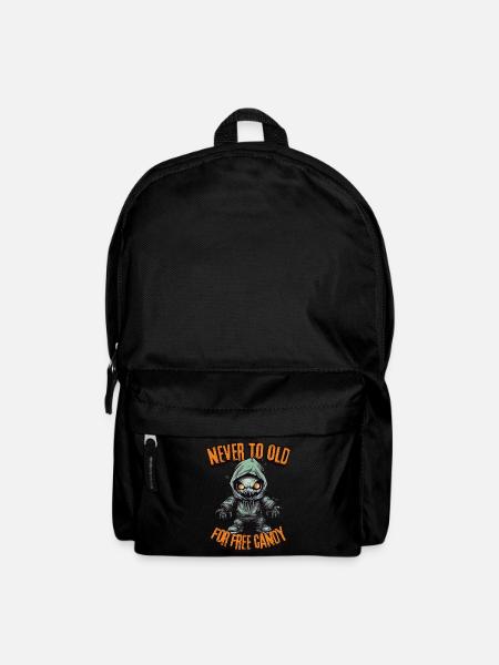 Creepy Candy Hunt: Never Too Old For Free Candy - Rucksack - Schwarz