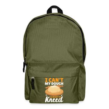 Funny bread baking baker - Backpack - olive green - Front
