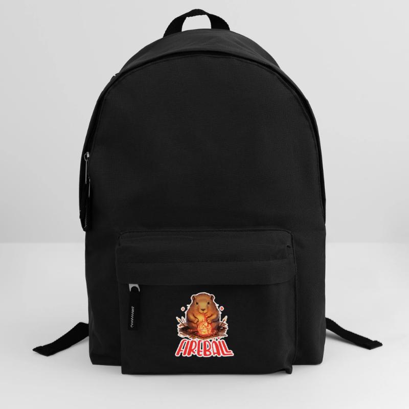 Capybara Mage – Conception de RPG boule de feu Sac à dos