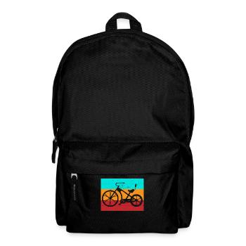 L’amour des motards dans un style rétro pour les fans de moto sportive - Sac à dos - noir - Devant