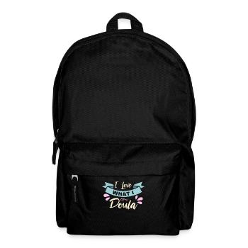 Doula I Love What I Doula Birth Companion Midwives - Rucksack - Schwarz - Vorne