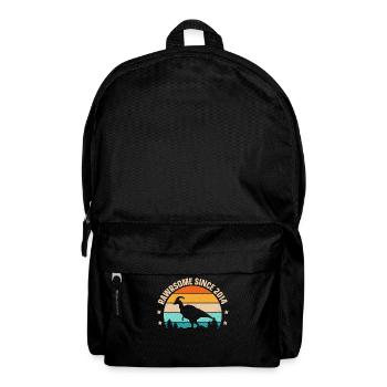 Rawrsome Since 2014 Parasaurolophus 9th Birthday - Backpack - black - Front