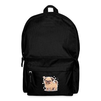 Pug Pug Dog Pug Gifts Pug Lovers - Backpack - black - Front