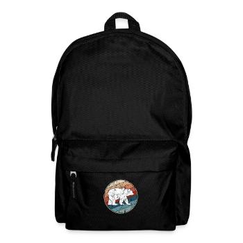Bear Retro - Backpack - black - Front