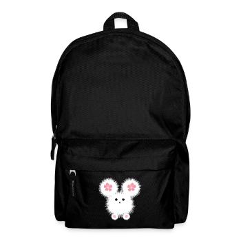 WHITE POMERANIAN DOG - Rucksack - Schwarz - Vorne