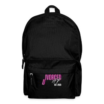 Happy Divorce Party Divorced Af - Backpack - black - Front