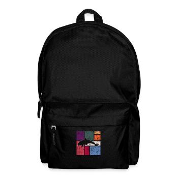 Delfin - Rucksack - Schwarz - Vorne