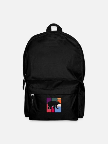 Bär - Rucksack - Schwarz