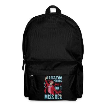 Happy Divorce Party I Lost 200 - Rucksack - Schwarz - Vorne